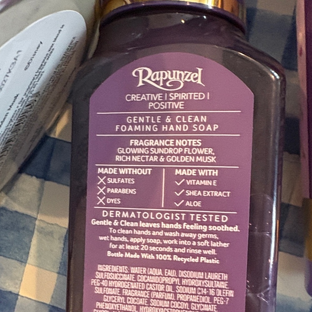 BBW Limited Edition Rapunzel Gift Set w/ Bag - NEW (Soap, Mist, Bag ONLY) - Picture 3 of 4